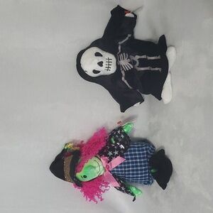Beanie Babies 2001 Scary & Creapers Halloween Plush Set